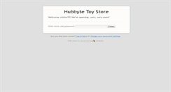Desktop Screenshot of hubbytetoystore.com