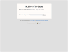 Tablet Screenshot of hubbytetoystore.com